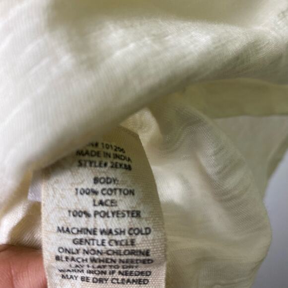 Soft Surroundings Tribal Aztec Southwest Lasert Cut T Shirt XL (2562) - Picture 6 of 7